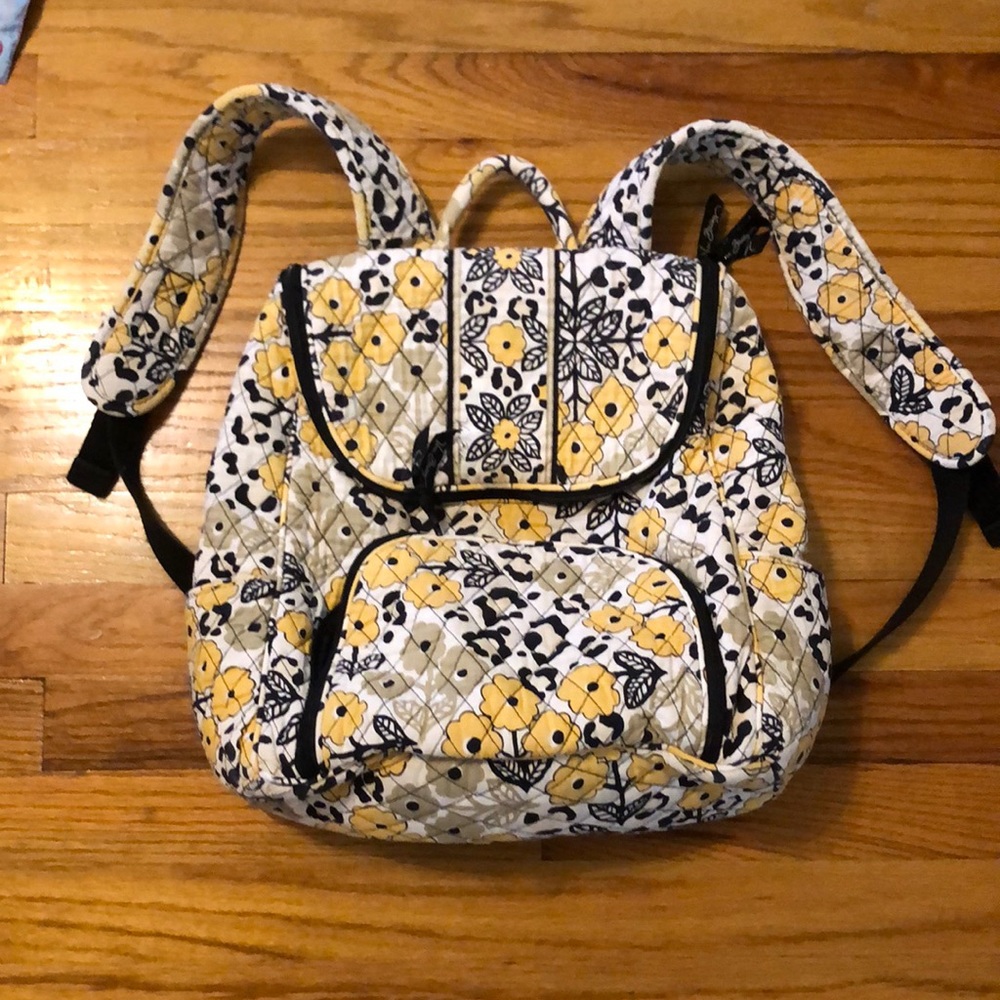 Vera Bradley - Yellow Floral Backpack
